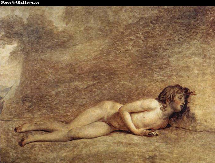 Jacques-Louis  David The Death of Bara